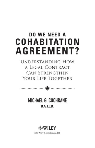Do You Need a Cohabitation Agreement