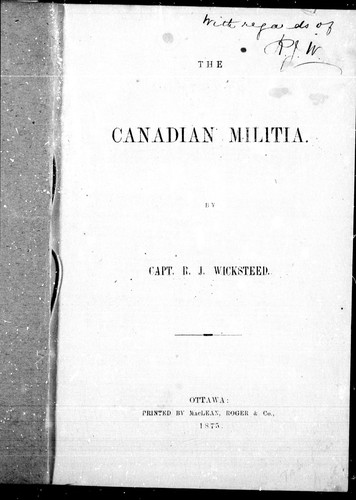 The Canadian Militia