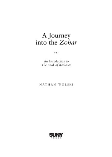 A Journey into the Zohar