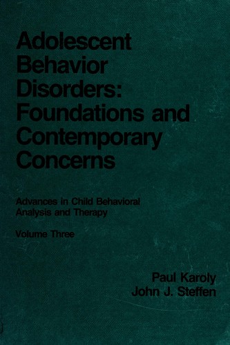 Adolescent behavior disorders