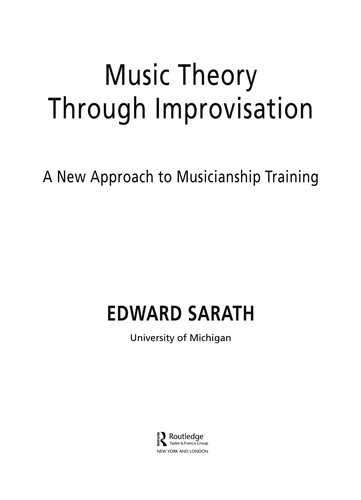 Music theory through improvisation