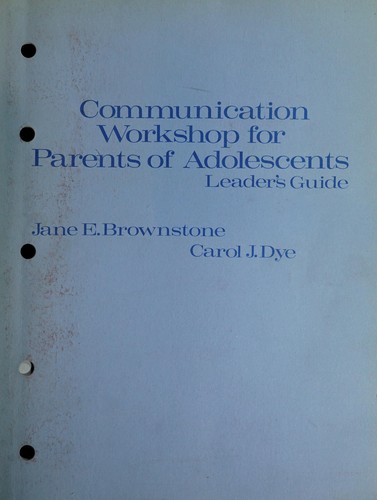 Communication workshop for parents of adolescents
