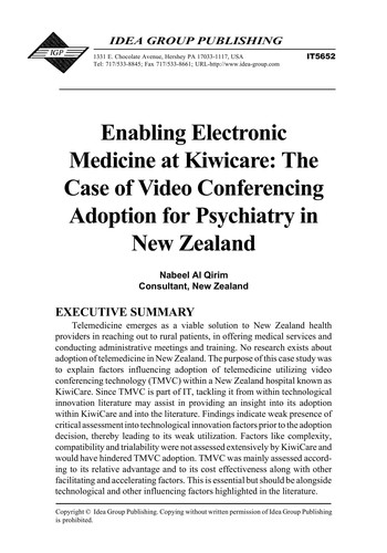 Enabling Electronic Medicine at Kiwicare