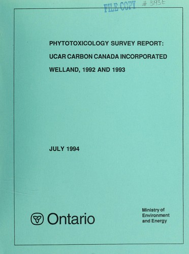 Phytotoxicology Survey Report