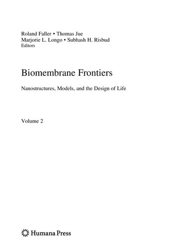 Biomembrane Frontiers