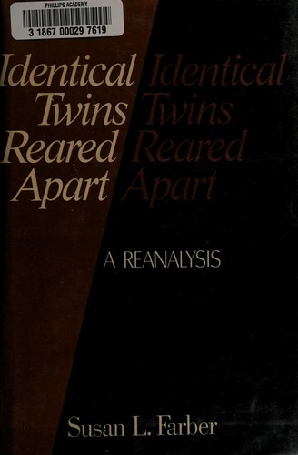 Identical Twins Reared Apart