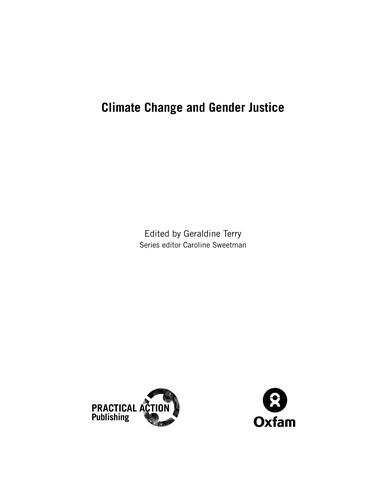 Climate change and gender justice
