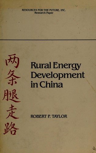 Rural Energy Development in China