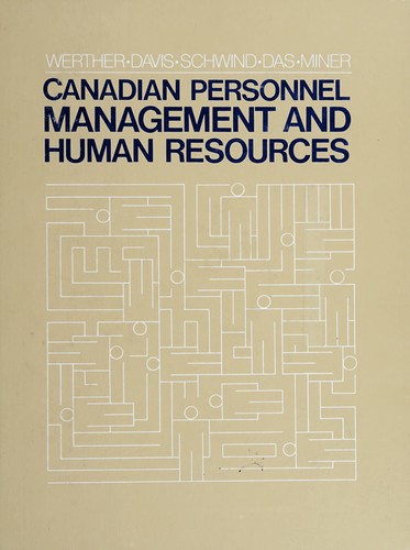 Canadian Personnel/Human Resource Management