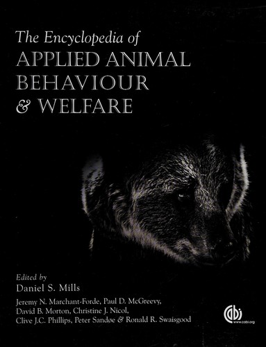 The encyclopedia of applied animal behaviour and welfare