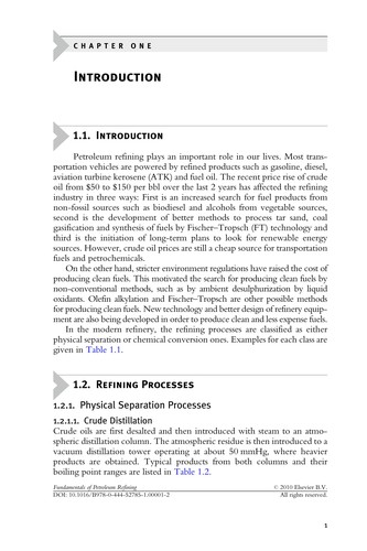 Fundamentals of Petroleum Refining