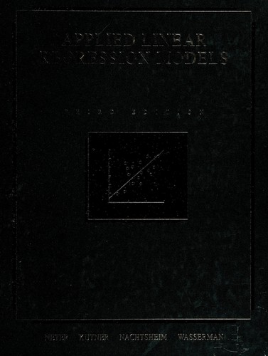 Applied linear regression models