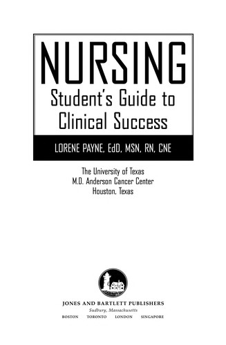 Nursing student's guide to clinical success