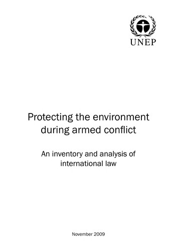 Protecting the Environment during Armed Conflict
