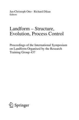 Landform - structure, evolution, process control