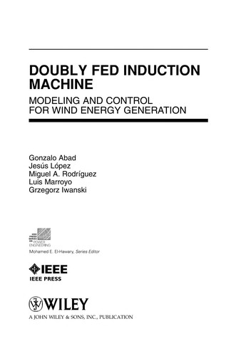 Doubly Fed Induction Machine