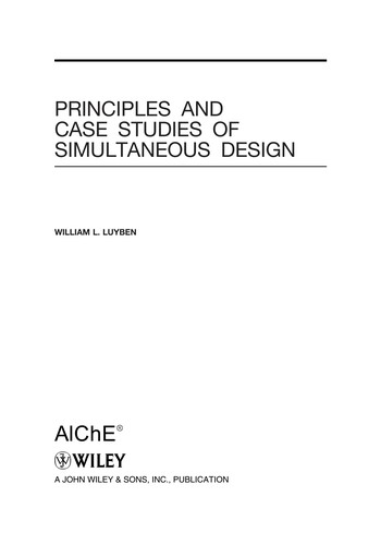 Principles and case studies of simultaneous design