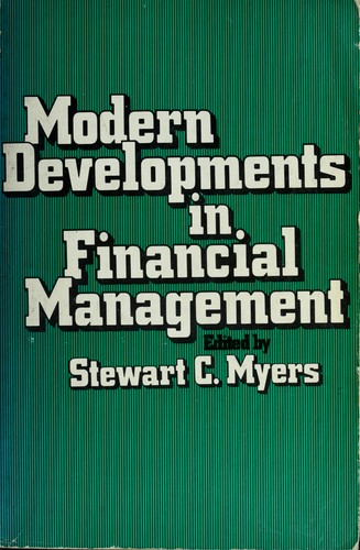 Modern developments in financial management