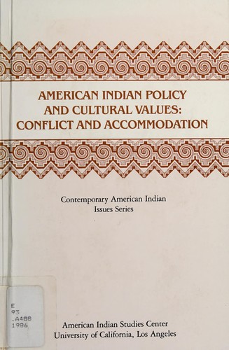 American Indian policy and cultural values