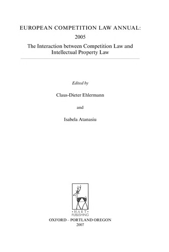European Competition Law Annual 2005