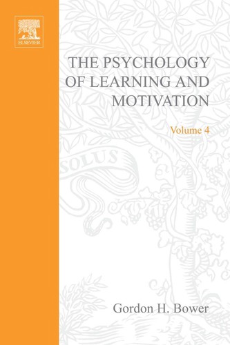 Psychology of Learning and Motivation, 4.