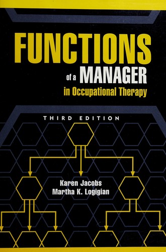 Functions of a Manager in Occupational Therapy