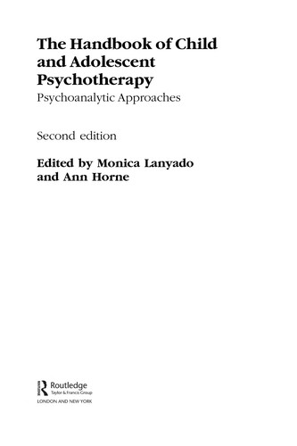 The Handbook of Child and Adolescent Psychotherapy