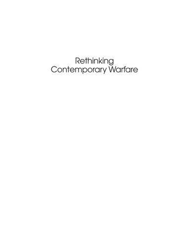 Rethinking Contemporary Warfare