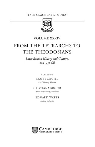 From the Tetrarchs to the Theodosians