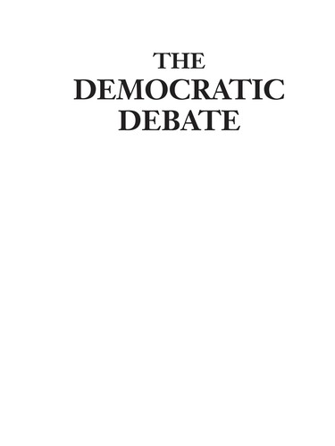 The Democratic Debate