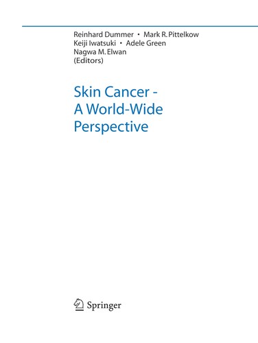 Skin Cancer - A World-Wide Perspective