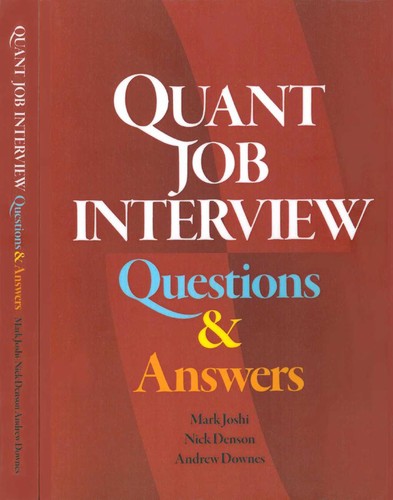 Quant Job Interview