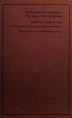 Environmental mediation, the search for consensus
