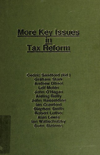 More Key Issues in Tax Reform