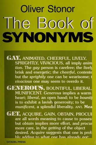 Book of Synonyms