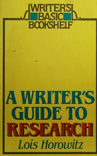 A Writer's Guide to Research