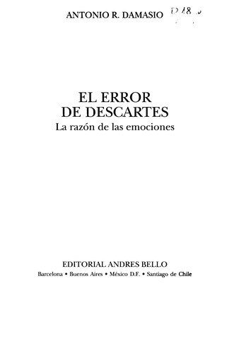 El error de Descartes