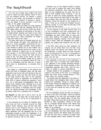 Knight's Sword (Advanced Dungeons & Dragons/Dragonlance Module DLQ1)