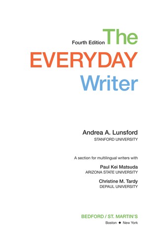 The everyday writer