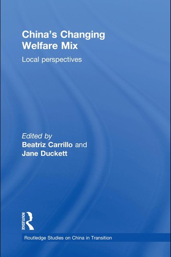 China's Changing Welfare Mix
