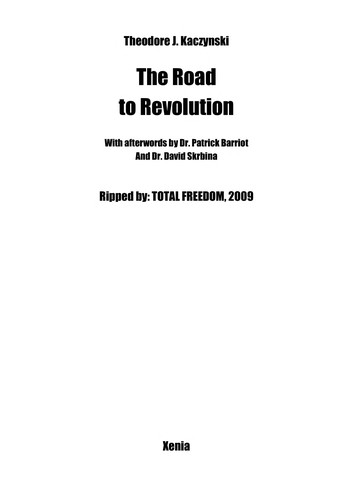The road to revolution