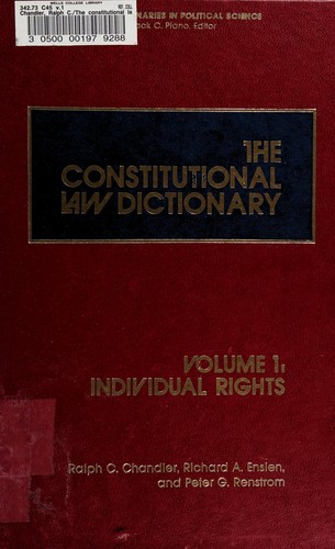 The constitutional law dictionary