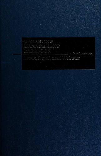 Marketing management casebook