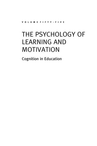 The Psychology of Learning and Motivation