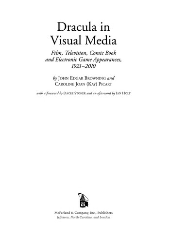 Dracula in Visual Media