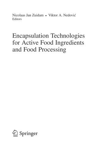 Encapsulation Technologies for Active Food Ingredients and Food Processing