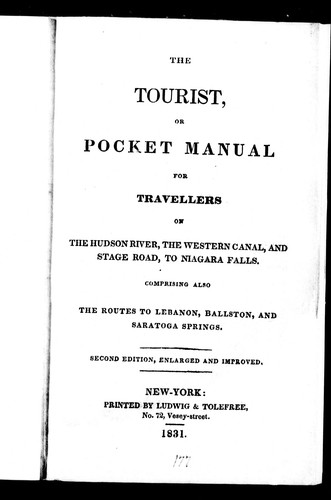 The Tourist, or, Pocket Manual for Travellers