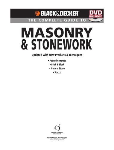The Complete Guide to Masonry & Stonework