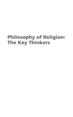 Philosophy of Religion