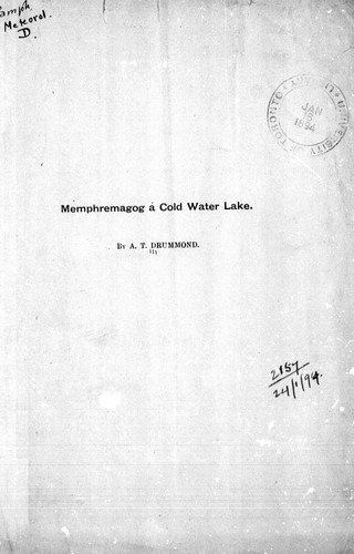 Memphremagog a cold water lake